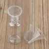 Mini Plast Dryckesware Små Funnels Flytande Olja Fyllning Tom Flaska Förpackning Kök Bar Höftflaskor Matsal Tillbehör
