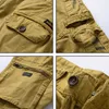 Spring Summer Men Jogger Military Cargo Shorts Cotton Tactical 's Board Casual Clothing 210716