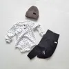 Bear Leader Infant Casual Abbigliamento Set Fashion Borns Bambino Polka Dot Body and Pants 2PCS Outfits Boys Girls Vestiti 210708