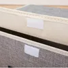 Caixa de armazenamento do estilo japonês dobrando a umidade e a prova de poeira de algodão Tecido de linho roupa interior da peúga