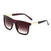 Men Gold Metal Sunglasses Fashion Square Frame Glasses UV400 Защитные летние прозрачные линзы очки 4 цвета ppfashionshop9431587