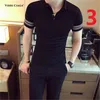 Bomull Short-Sleeved T-shirt Man Koreansk version Trend Mäns Sommartidning Märke Personlighet 210420