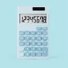 Bonbons Couleur Mignon Calculatrices Solaire 8 chiffres Mini Portable Étudiant Calculatrice Bureau Fournitures Scolaires 2 couleurs