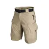 Shorts Men Mäns Urban Militär Cargo Bomull Utomhus Camo Kort Byxor Toppkvalitet Kort Homme Masculino 210721