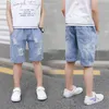 Enfants Jean Shorts été décontracté Denim Cowboy bébé garçon vêtements mode coton taille élastique pantalon pantalon 4-10 ans 210723