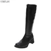 Stiefel 2022 Ins Frauen Beige Block High Heels Casual Punk Designer Plattform Western Schuhe Ytmtloy Karree Botines De Mujer