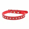 Colliers pour chiens Laisses Rouge Petits chiens Chats Strass Fournitures Animaux Accessoires pour produit pour animaux de compagnie Collier pour chiot Katten Halsband Hund