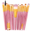 15 STKS Cosmetische Make-up Kwasten Set Voor Gezicht Make Up Gereedschap Borstels Vrouwen Schoonheid Professionele Foundation Blush Oogschaduw Consealer6552256