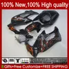 Kropps OEM för Honda VTR1000F Superhawk 97-05 51NO.209 VTR 1000 VTR1000 F 1000F 97 98 99 00 2001 2002 2003 2005 Orange Flames VTR-1000F 1997 1998 1999 2000 01 02 03 05 FAIRING