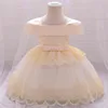Newborn Christening Lace Dress For Baby Girl Princess Girl Dresses 1st Birthday Winter Party Christmas Dress Girl Clothes 18 24M G1129