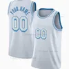 Drukowane niestandardowe DIY Design Koszulki do koszykówki Dostosowywanie drużyny Drukuj spersonalizowane litery Nazwa i numer Męskie Kobiety Dzieci Młodzież Los Angeles030