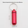 Organisation Étanche En Aluminium Porte-clés Médicament Boîte À Pilules Portable Mini Voyage Pilules Boîtes Médecine Vitamine Titulaire Conteneur Cas Bouteille