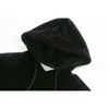 Toppies Mode Cropped Sweats à capuche Femme Sweatshirts Vintage Black Velvet Pulls Femme Jumpers 210412