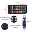 T10 W5W RF Controllo RGB LED Luci di lettura RGBLED 194 168 Auto Clearance Light Light Plate Plate Dome Lampada DC 12V