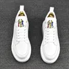 Fashion Men wedding Shoes Newest Comfort Breathable Round Toe Anti-Odor White Leisure Loafers High Quality Light Male Casual Sneakers