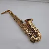 JK Keilwerth ST110 Alt-Eb-Tune-Saxophon, professionelle Musikinstrumente, Messing, goldlackiert, Saxophon mit Mundstück-Etui-Zubehör