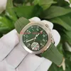 Orologi da uomo PF Maker di qualità alla moda Acciaio 904L Quadrante verde 40mm 5168 Ref.5168G-010 Cinturino in caucciù naturale Cal.324 S C ETA Movimento meccanico automatico Orologio da uomo