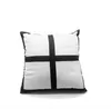Heat Transfer Sublimation Blanks Pillowcase Square 4 Block DIY Printing Po Pillow Cushion Cover Wedding Birthday Decor Pillows3049086