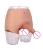 Nxy Godes Énorme Silicone Gode Culotte Hommes Gay Lesbienne Longue 20 cm g Spot Solide Creux Réaliste Sangle Sur Pénis Pantalon Sex Toys 0105