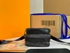 Väskor axel messenger nano pastell noir canvas e handväska