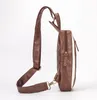 PU skórzane luksusowe torby szkolne szkolne krowia w stylu vintage sling pojedyncza klatka piersiowa Pakiet dnia Podróż słynna swobodna krzyżowa body messenger designerka na ramię