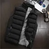 Vest Homens Elegante Outono Inverno Quente Sem Mangas Jaqueta Exército Moda Moda Casual Casacos Colete Masculino Coletes