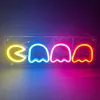 Pac Man Custom Neon Sign Hands Light Led Sign For Wall Wall Decor Lamp245J