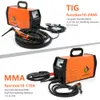 Hitbox Pulse Tig Welder 200A 110 / 220V Dual Volt Inverter IGBT Stick MMA Tag Digitale HBT2000Pro Saldatrice per saldatrice