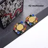 Rhinestone Stud Crystal Design High Quality Earrings Gold Ear Studs Alloy Earrings for Women Fashion Stud Wholesale Woman 2021