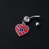 Body sieraden Body Piercing Bell -knop Ringen Mooie nationale vlag vlinder hanger navelring navelstreng navel 2991