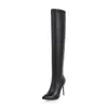 Sur les bottes au genou femme bout pointu super haut talon cuisse stiletto longues dames chaussures blanc 33-46 210517