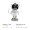 Astronauta Starlight Girando USB Starry Spaceman Home Decoração Atmosfera Laser Projection Light