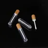 5 ml Vintage Bambu Lip Gloss Packing Bottle Refillable Lips Balm Tube Empty Cosmetic Container Packaging Lipbrush DIY Tubes7390239