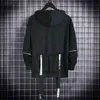 Houzhou Black Hoodie Goth Sweat Capuz Techwear Downwear Punk Gótico Darkwear Hoodie Moletons Harhjuku 211116