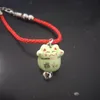 New Cute Lucky Cat Ceramic Beads Safe Bracelet Red Rope Bangle Handmade Fashion Jewelry Adjustable Length