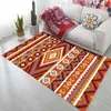 페르시아 기하학 스타일 카펫 거실 침실 학습 사각형 영역 러그 Boho Tapis 소프트 매트 120x160cm 210330