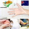 Disposable Gloves 100PCS PVC Food Handling Transparent Glove Latex Garden Home Cleaning S/M/L/XL