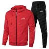 Mens TrackSuits Classic Stampato Sport stampati Due pezzi Set da uomo all'aperto e donna con cappuccio con cappuccio con cappuccio con cappuccio