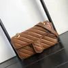 Sacs à bandoulière spéciaux sacs à main de luxe pour femmes portefeuille femme sac à main sur couleur caramel colorant sucre brûlé véritable Le299H