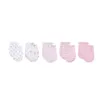 5Pairs born Baby Anti Scratching Gloves Cotton Scratch Mittens Cotton Baby Glove born Protection Face 211023