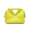 Мини -треугольная сумочка точка точка мешки по кроссу сумки для женщин -дизайнерские сумочки кошелек effini 2021 модная облако леди мягкая подлинная кожа 302d