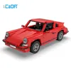 Retro-estilo rs esportes vermelho super corrida de carro blocos C61045 1429 pcs Cada modelo de brinquedo de tijolo 21001 21002 21003 21004