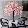 New Artificial Flower Cherry Blossom Wishing Tree Christmas Decor Wedding Table Centerpiece el Store Home Display Cherry Tree9679355