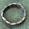 Vendita di prodotti Bracciale in acciaio inossidabile personalizzato in legno Bracciale in legno di noce Bracciale in argento da uomo Regali di lusso di marca superiore 220117