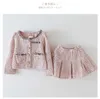 Baby Girls Fashion Clothing Set Elegant Jacketsskirts 2st Suits Children Birthday Party Clothes Set 2108048965848