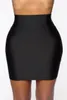 Jupes 2022 mode femmes sans couture Stretch serré Sexy moulante jupe solide court crayon maigre Mini 5 couleurs