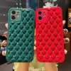 Volledige luxe glitter Fashion Diamond Cases Lambskskin Camera Protective Candy Color Bumper Shockproof voor iPhone 13 12 Mini 11 Pro Max XR XS X 8 7 Plus