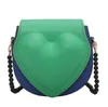봄 패션 여성 가방 사랑 진주 사슬 크로스 바디 간단한 어깨 가방