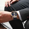 Curren Mens Watch Luksusowy kreatywny projekt Kwarcowy Zegarki męskie ze ze stali nierdzewnej Chronograph Sport Watch Male Clock Relojes 210517