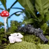 Sztuczne Mini Fairy Garden Miniaturowe Suche gałęzie drzewa Bagażniki DIY Terrarium Akcesoria Sukulety Mikro Krajobraz Dekoracji